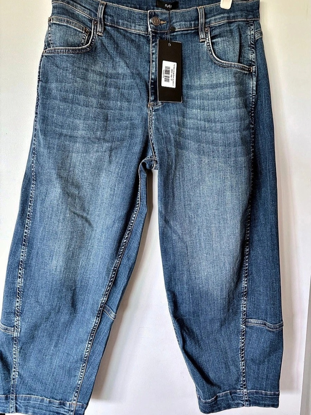 Ruti The Petite Ultimate Barrel Leg Jeans 2.0 Barrel Leg Jeans in Blue Size 12P
